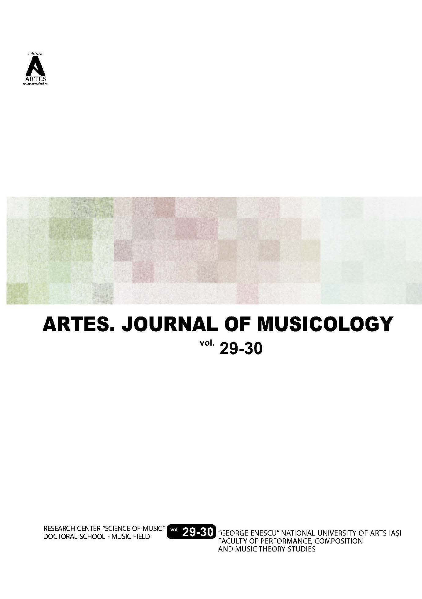 					View Vol. 30 No. 29-30 (2024): ARTES. JOURNAL OF MUSICOLOGY
				